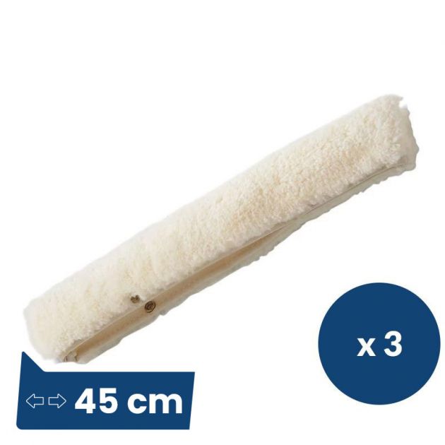 Peaux de rechange pour mouilleur - lot de 3 45cm