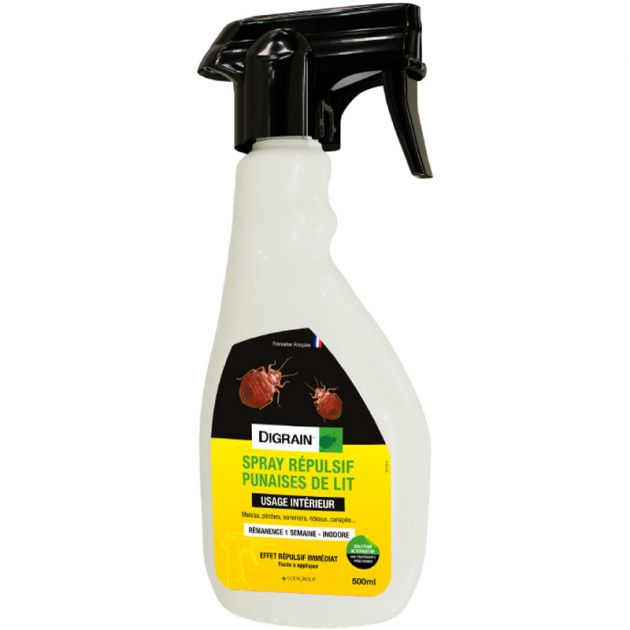 DIGRAIN - Spray répulsif punaises de lit