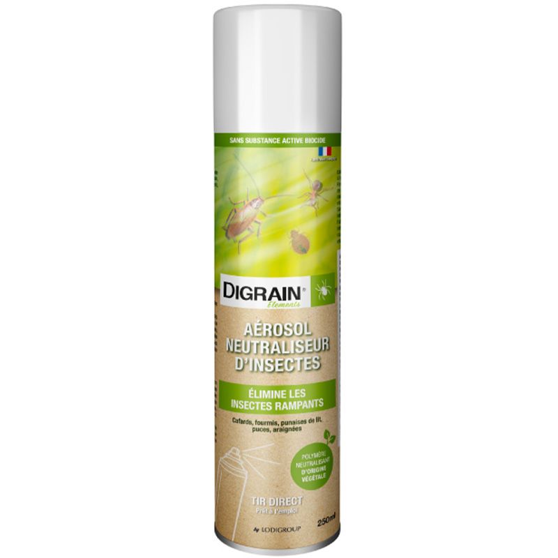 DIGRAIN ELEMENTS - Aérosol neutralisateur d'insectes