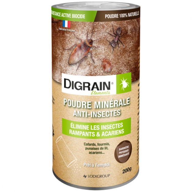 DIGRAIN ELEMENTS - Poudre minérale anti-insectes