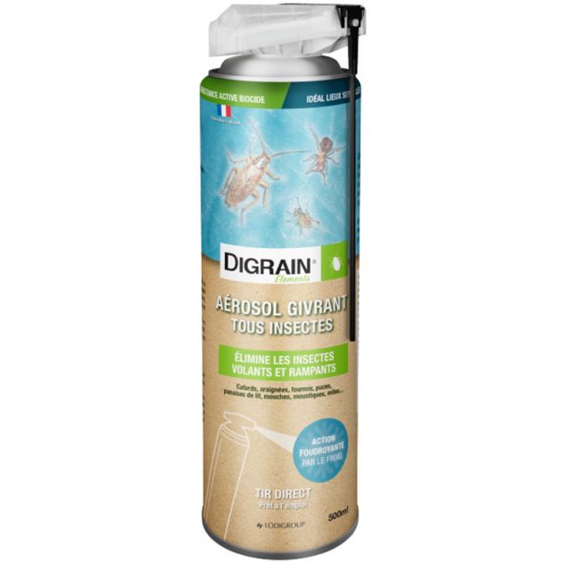 DIGRAIN ELEMENTS - Aérosol givrants tous insectes
