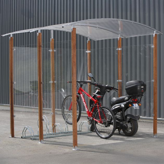 Abri velo 5 places