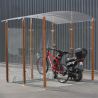 Abri vélos 4m² - Modèle avec piliers en bois