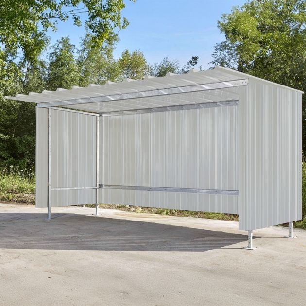 Abri extérieur à vélos-motos bardage en tôle