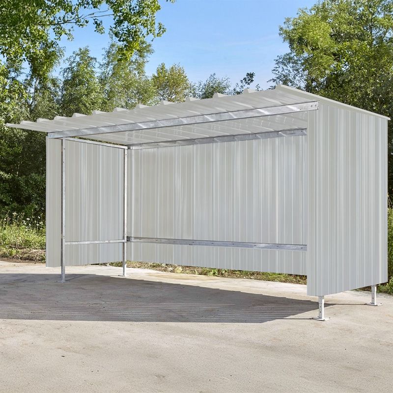 Abri extérieur à vélos-motos bardage en tôle