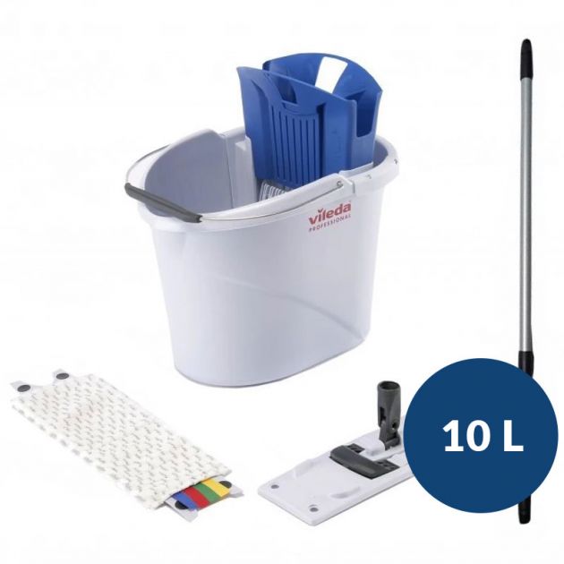 Pack starter kit UltraSpeed Mini Vileda + manche téléscopique