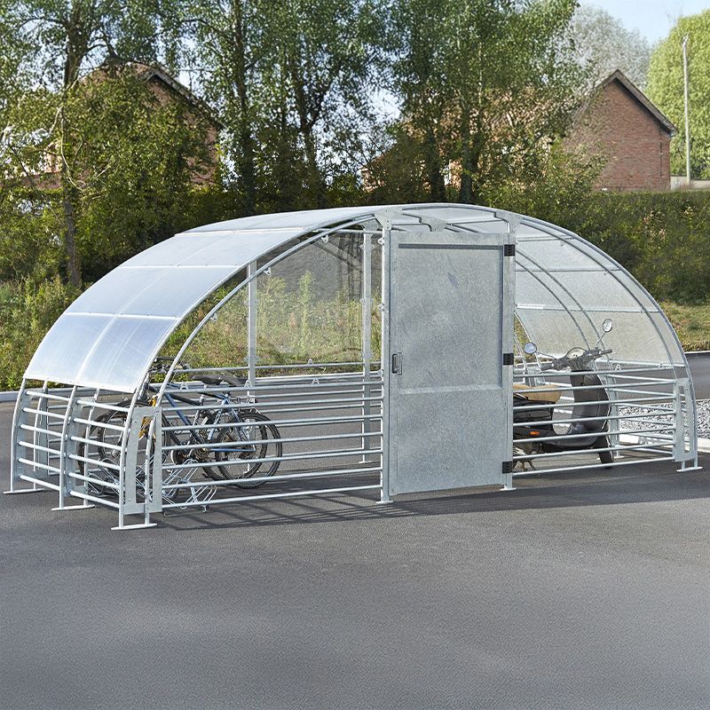 Abri sécurisé 12 vélos fermé