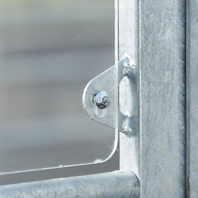 Abri sécurisé 12 vélos fermé fixation vitre