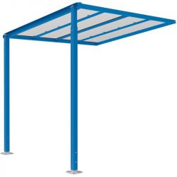 Abri suivant qui se fixe à l'abri initial 529255 bleu