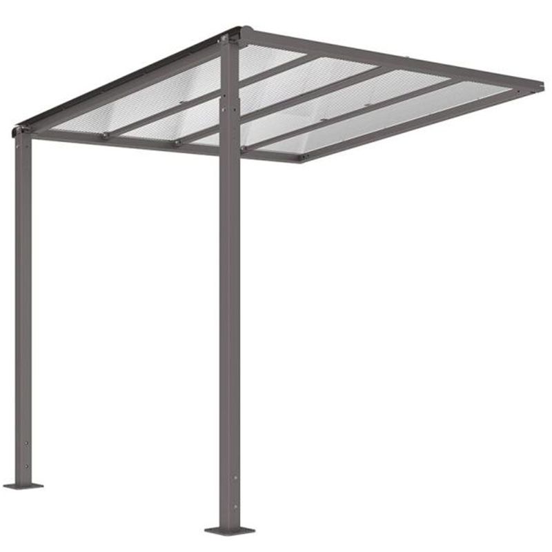 Abri suivant qui se fixe à l'abri initial 529255 gris anthracite