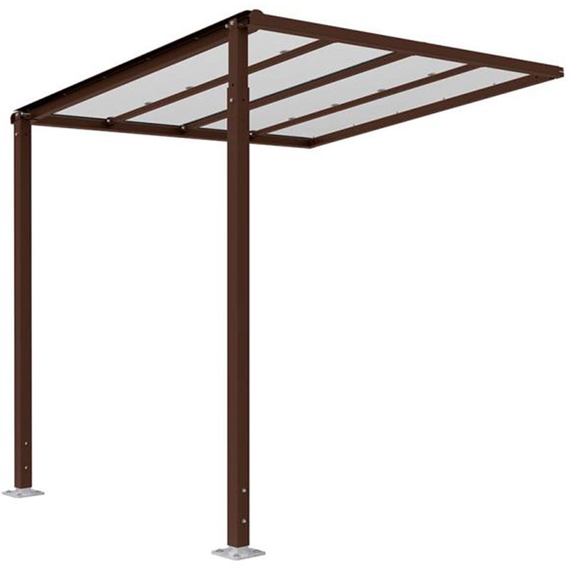 Abri suivant qui se fixe à l'abri initial 529255 marron