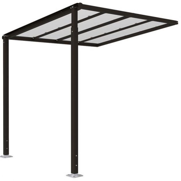 Abri suivant qui se fixe à l'abri initial 529255 noir