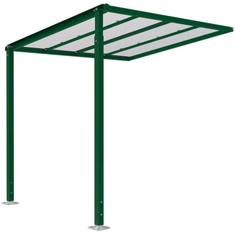 Abri suivant qui se fixe à l'abri initial 529255 vert