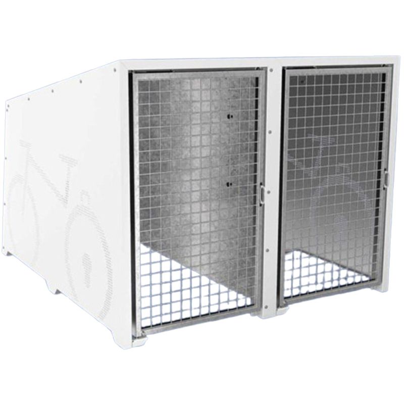 Box à vélos Berlin blanc