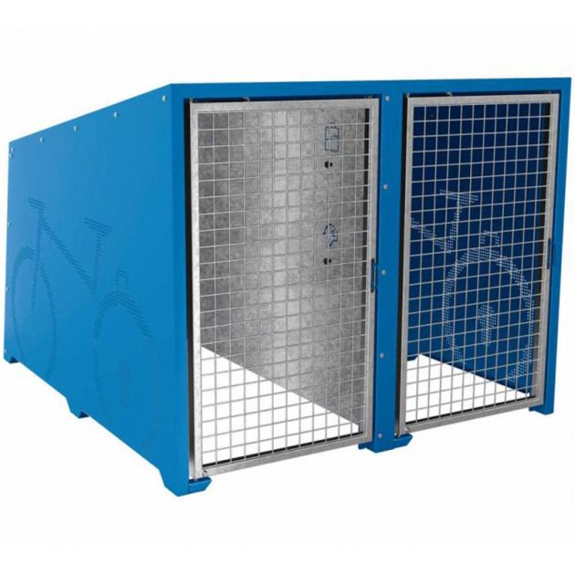 Box à vélos Berlin bleu