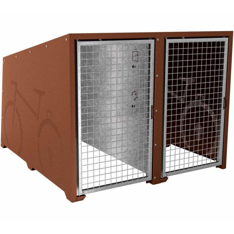 Box à vélos Berlin corten