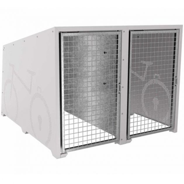 Box à vélos Berlin gris