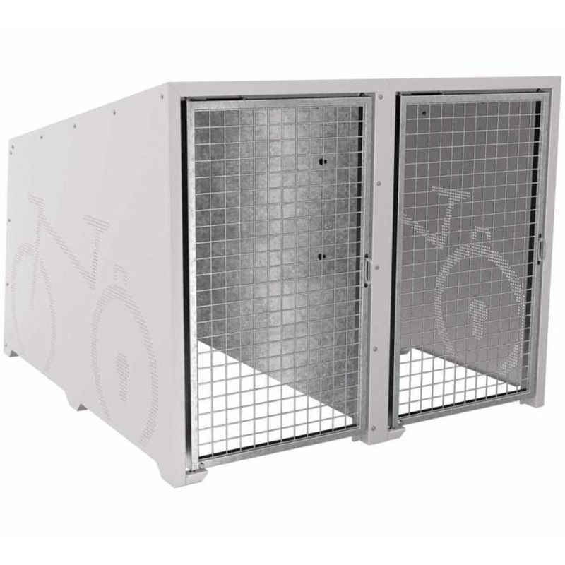 Box à vélos Berlin gris