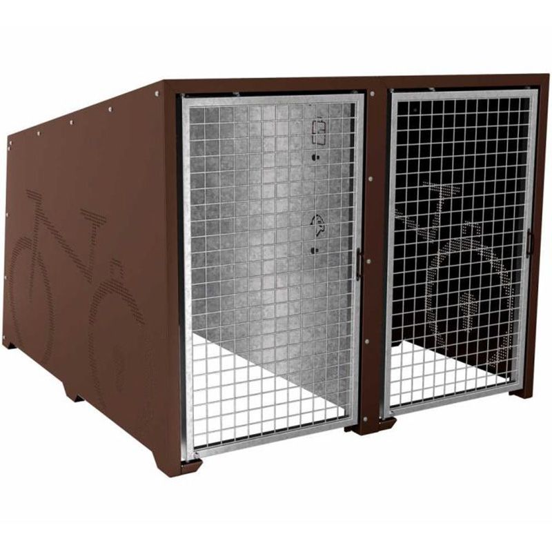 Box à vélos Berlin marron