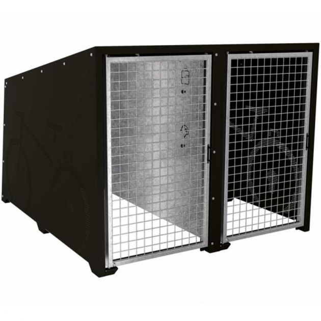 Box à vélos Berlin noir