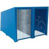 Box à vélos Berlin bleu peintes