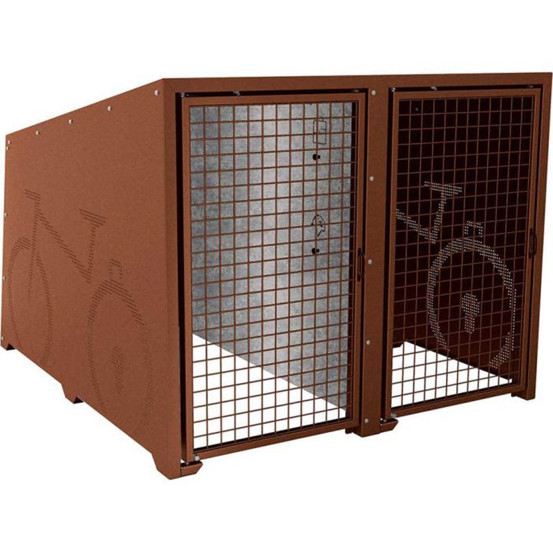 Box à vélos Berlin corten peintes