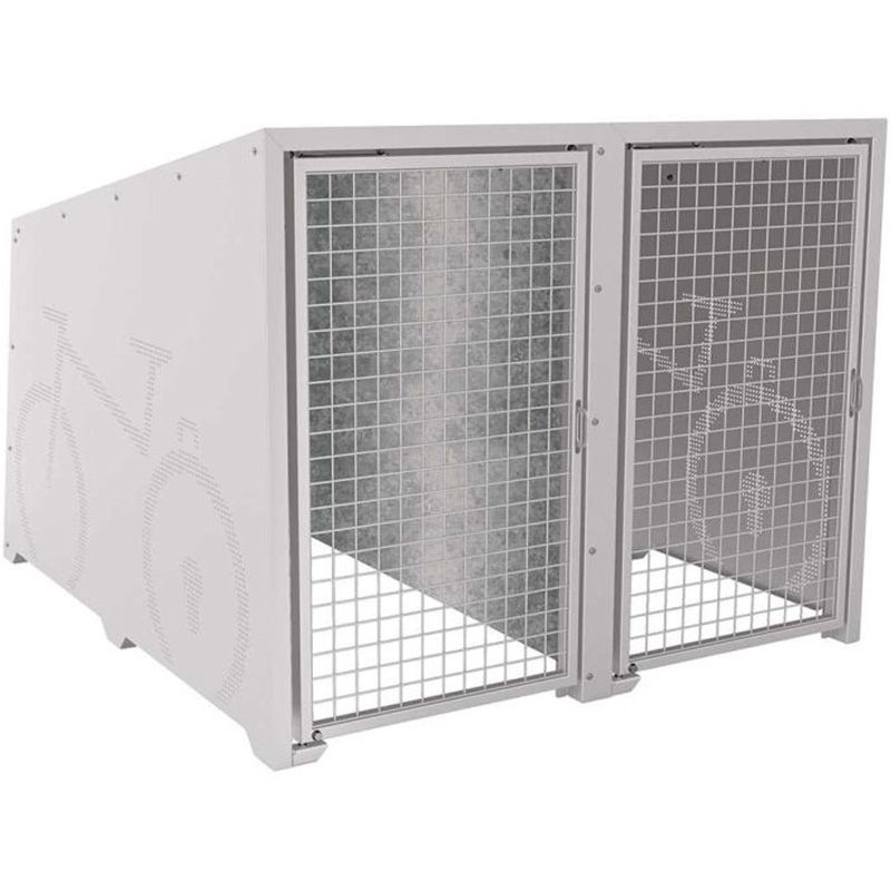 Box à vélos Berlin gris peintes