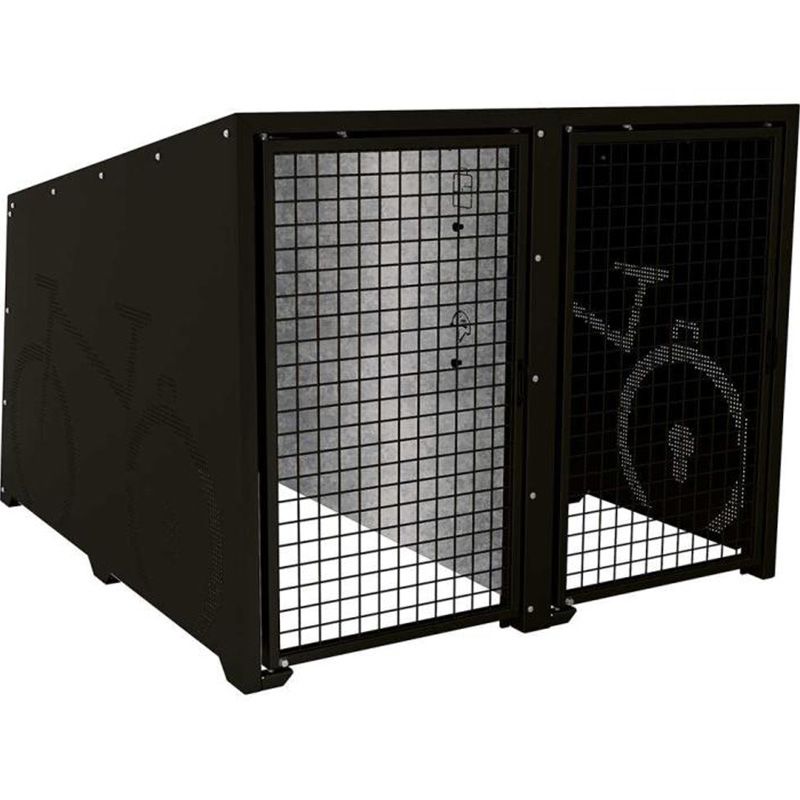 Box à vélos Berlin noir peintes