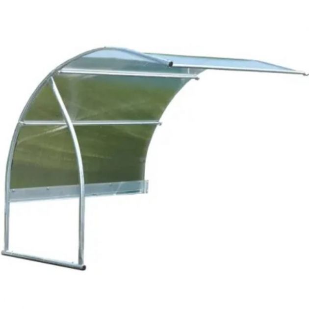Extension abri velo 6 places demi lune