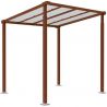 Abri vélos Milan corten