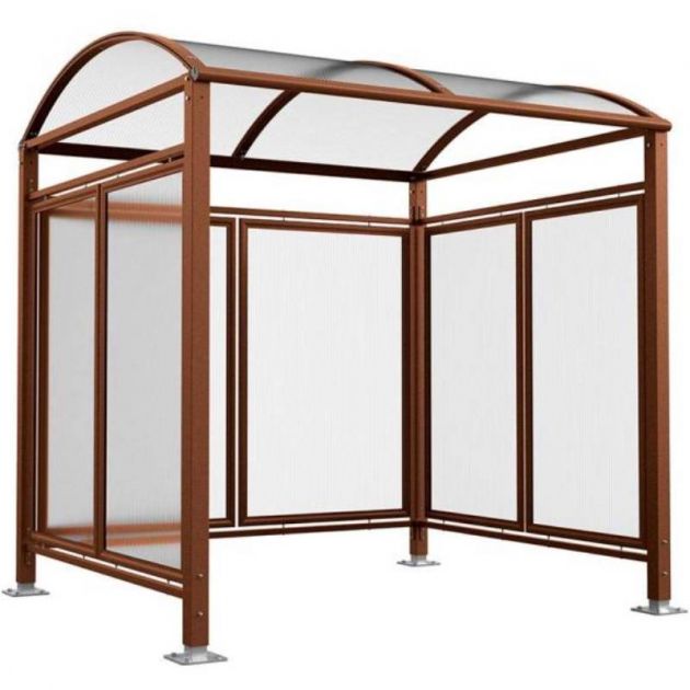 Abri vélos Voûte "M" avec bardage corten