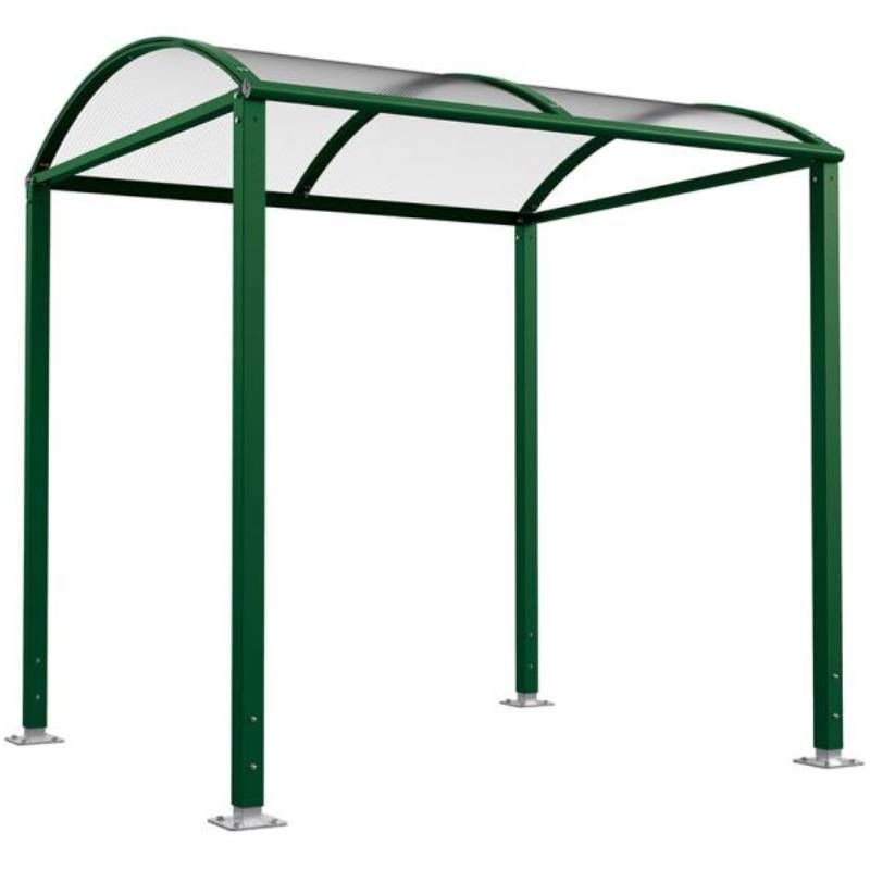 Abri vélos Voûte "M" sans bardage vert