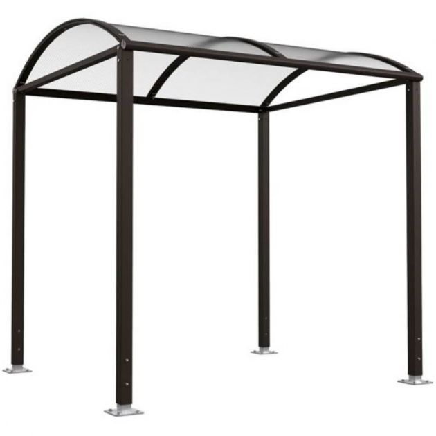 Abri vélos Voûte "M" sans bardage noir