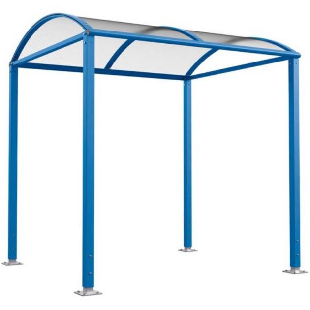 Abri vélos Voûte "M" sans bardage bleu