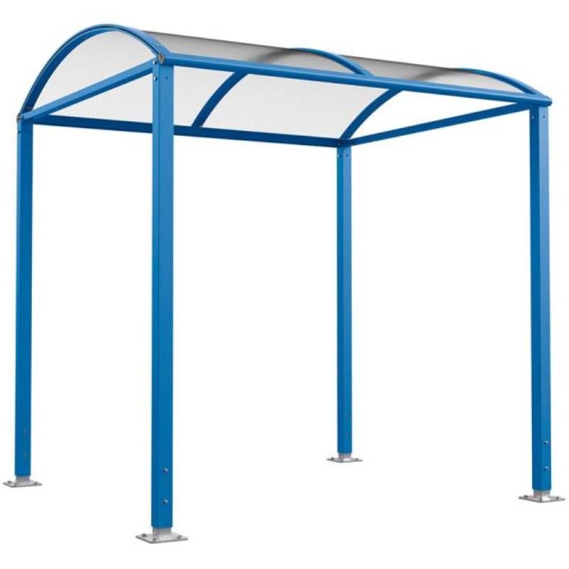 Abri vélos Voûte "M" sans bardage bleu