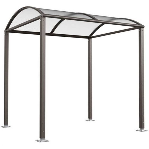 Abri vélos Voûte "M" sans bardage gris anthracite