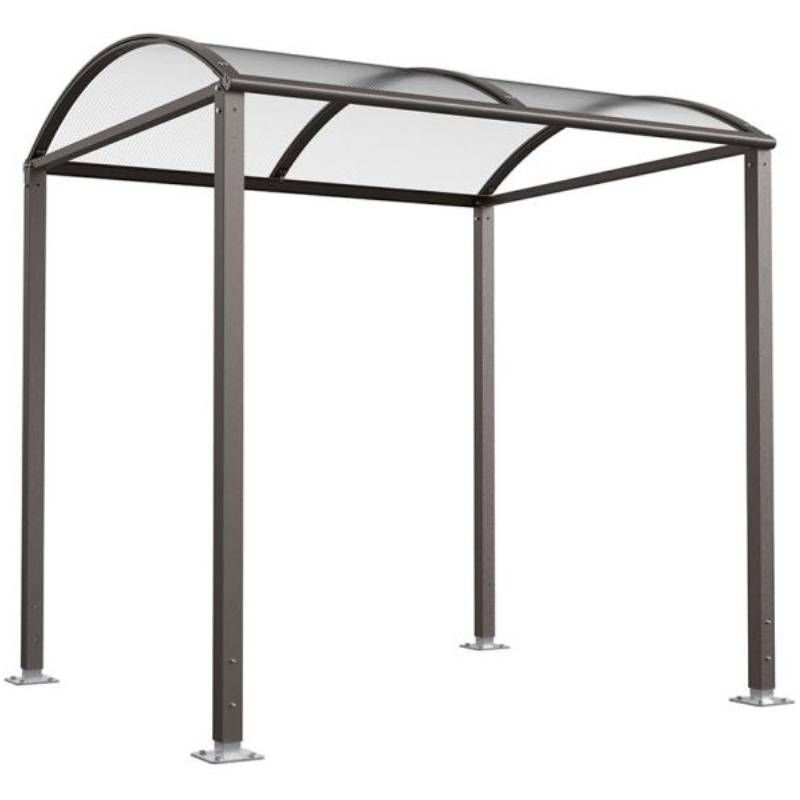 Abri vélos Voûte "M" sans bardage gris anthracite