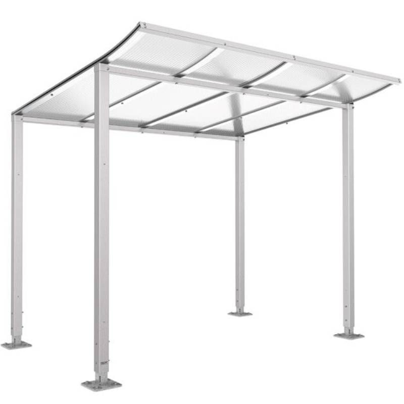 Abri vélos Modulo 2000 mm sans bardage gris