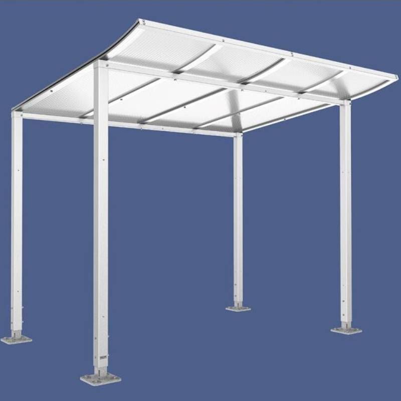 Abri vélos Modulo 2000 mm sans bardage blanc