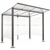 Abri vélos Modulo 2000 mm avec bardage gris anthracite