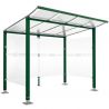 Abri vélos Modulo 2000 mm avec bardage vert