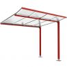 Extension abri vélo Modulo sans bardage bordeaux