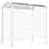 Abri fumeurs Voûte "M" Blanc 2,5m