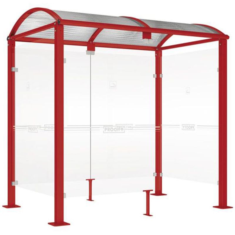 Abri fumeurs Voûte "M"  Bordeaux 2,5m