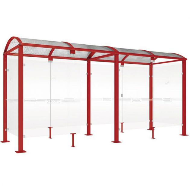 Abri fumeurs Voûte "M" Bordeaux 5m