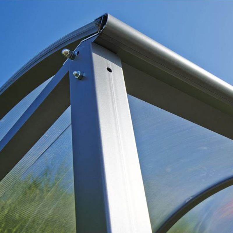 Abri fumeurs Voûte "M" Gris anthracite 2,5m