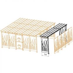 Extension abri velo securise cubique