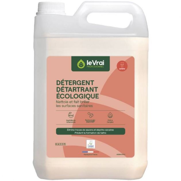 Nettoyant détartrant sanitaire le Vrai Professionnel 5L Nettoyant détartrant sanitaire le Vrai Professionnel 5L