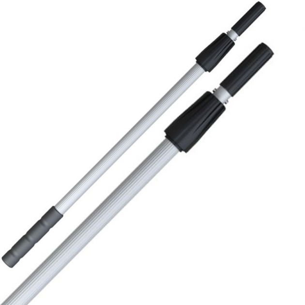 Perche téléscopique aluminium avec embout conique Pulex