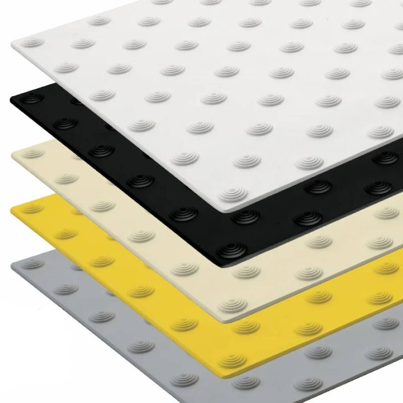 Bande podotactile extèrieure, résine méthacrylate, A coller